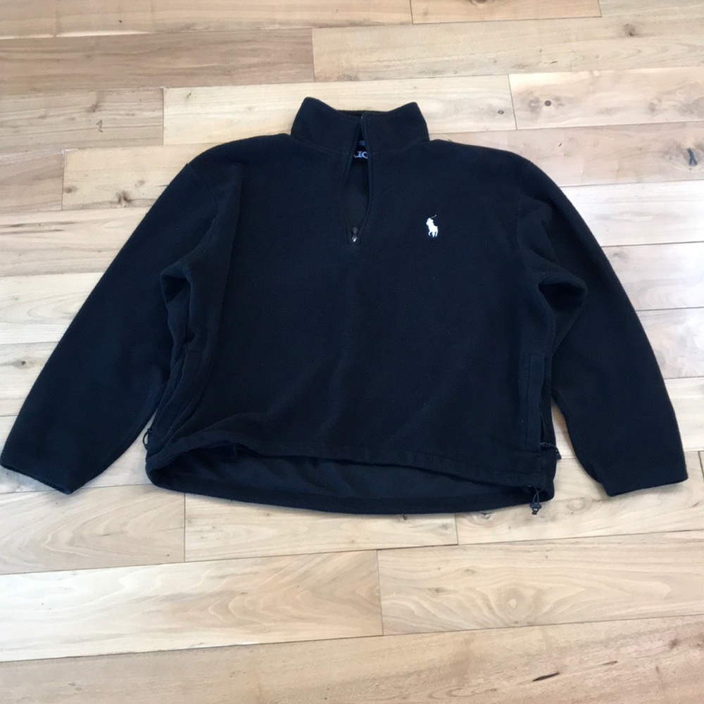 Polo Golf Black white Fleece XXL W/ drawstring